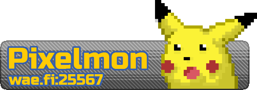 Pixelmon server banner.